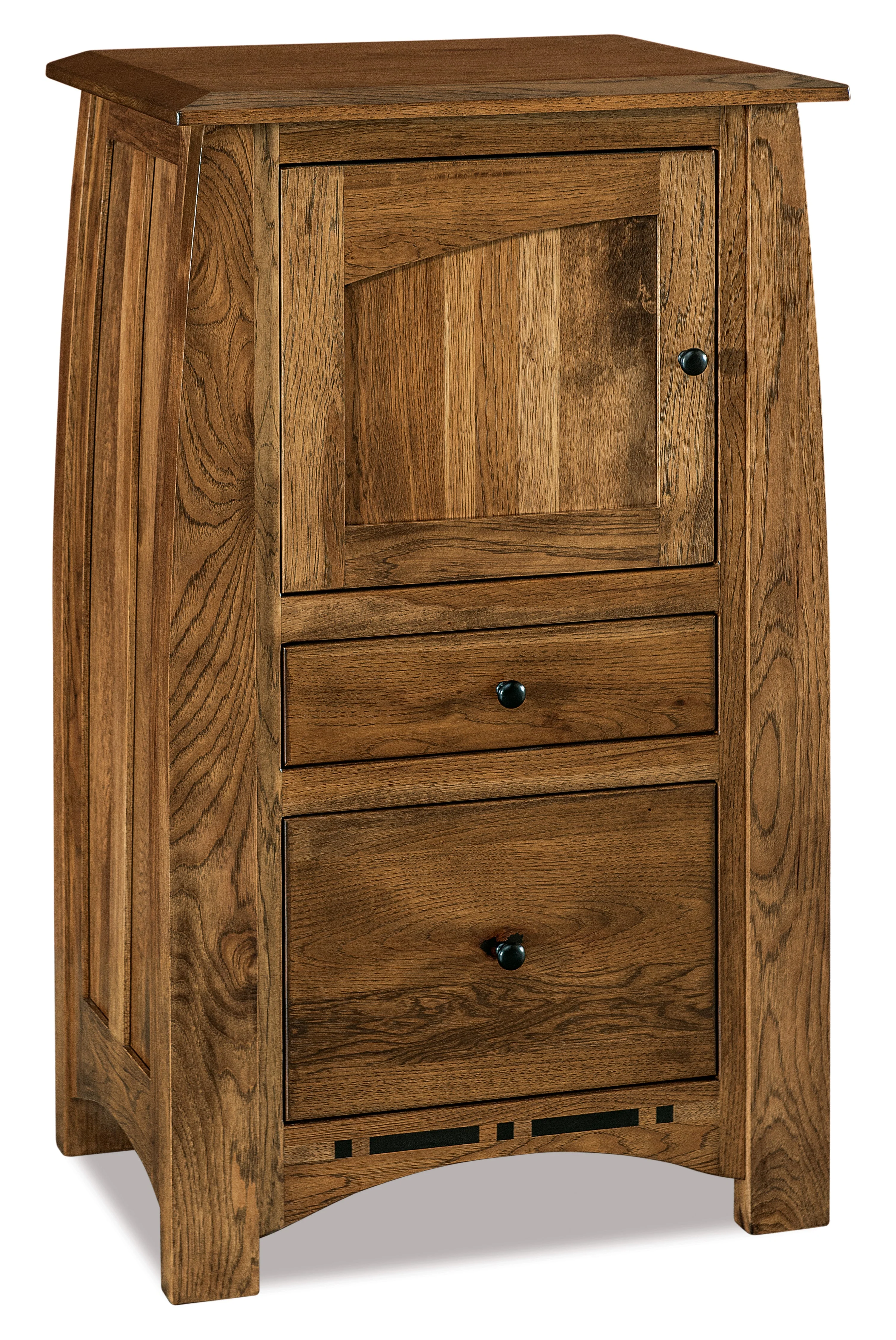 Amish Boulder Creek Two Drawer Nightstand