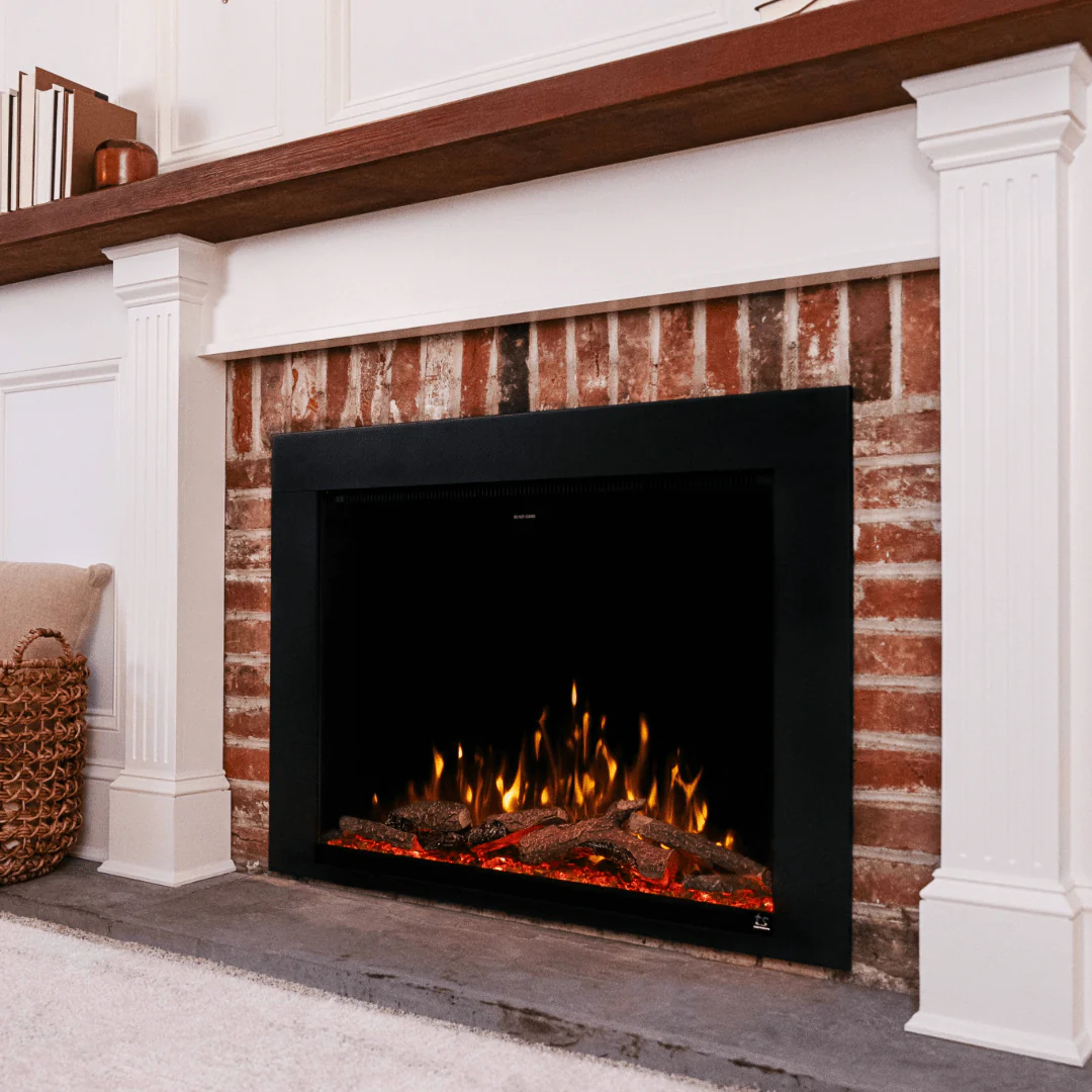 Fireplug™ Pro 33 inch Smart Electric Fireplace Insert with Fire Crackle Sound 80072