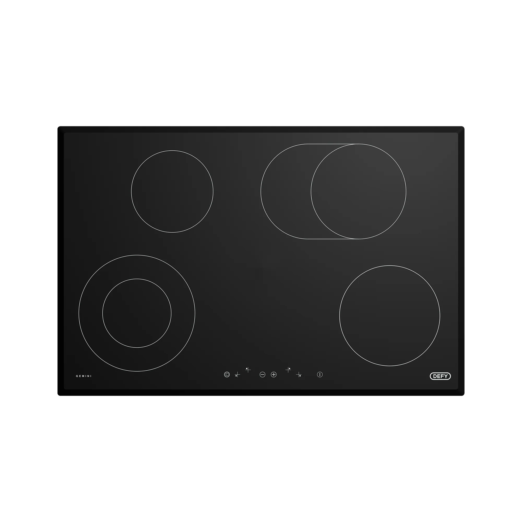 Defy Gemini Ceramic Hob Black
