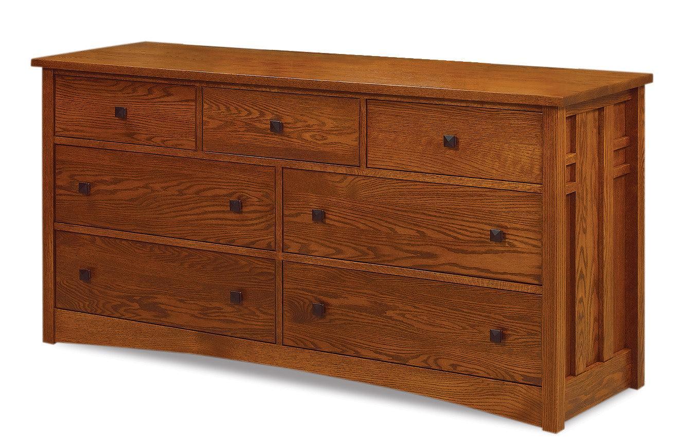 Amish Kascade Seven Drawer Dresser