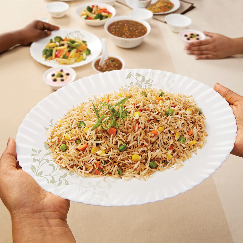 Larah by Borosil Ingot Dinner Set, 27 pc