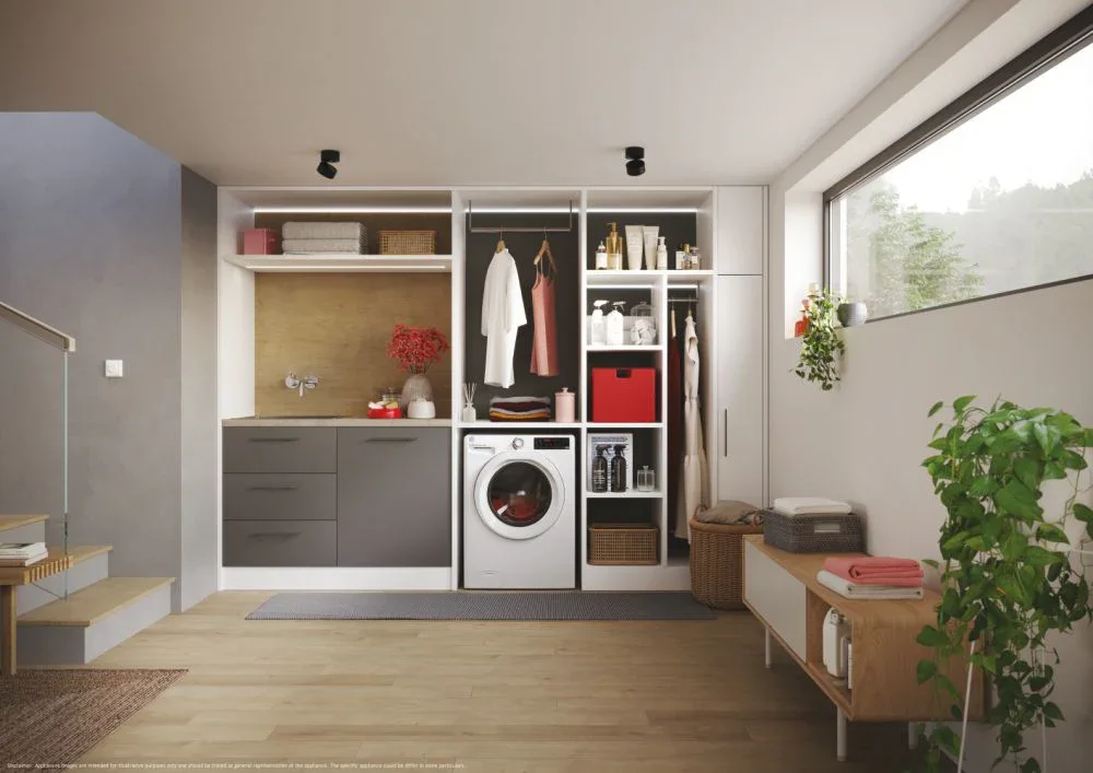 Hoover  Freestanding 8kg Washing Machine - White | H3WPS486TAM6-80