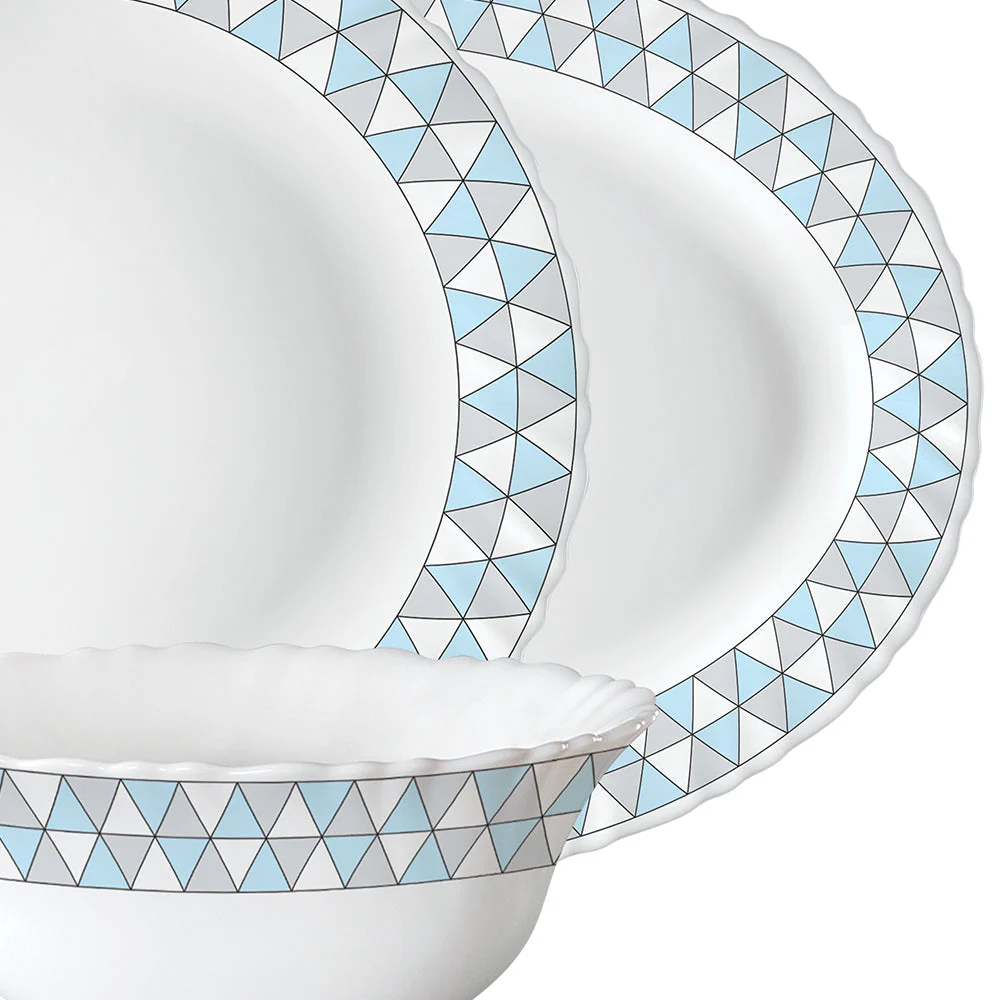 Larah by Borosil Weave Dinner Set, 27 pc