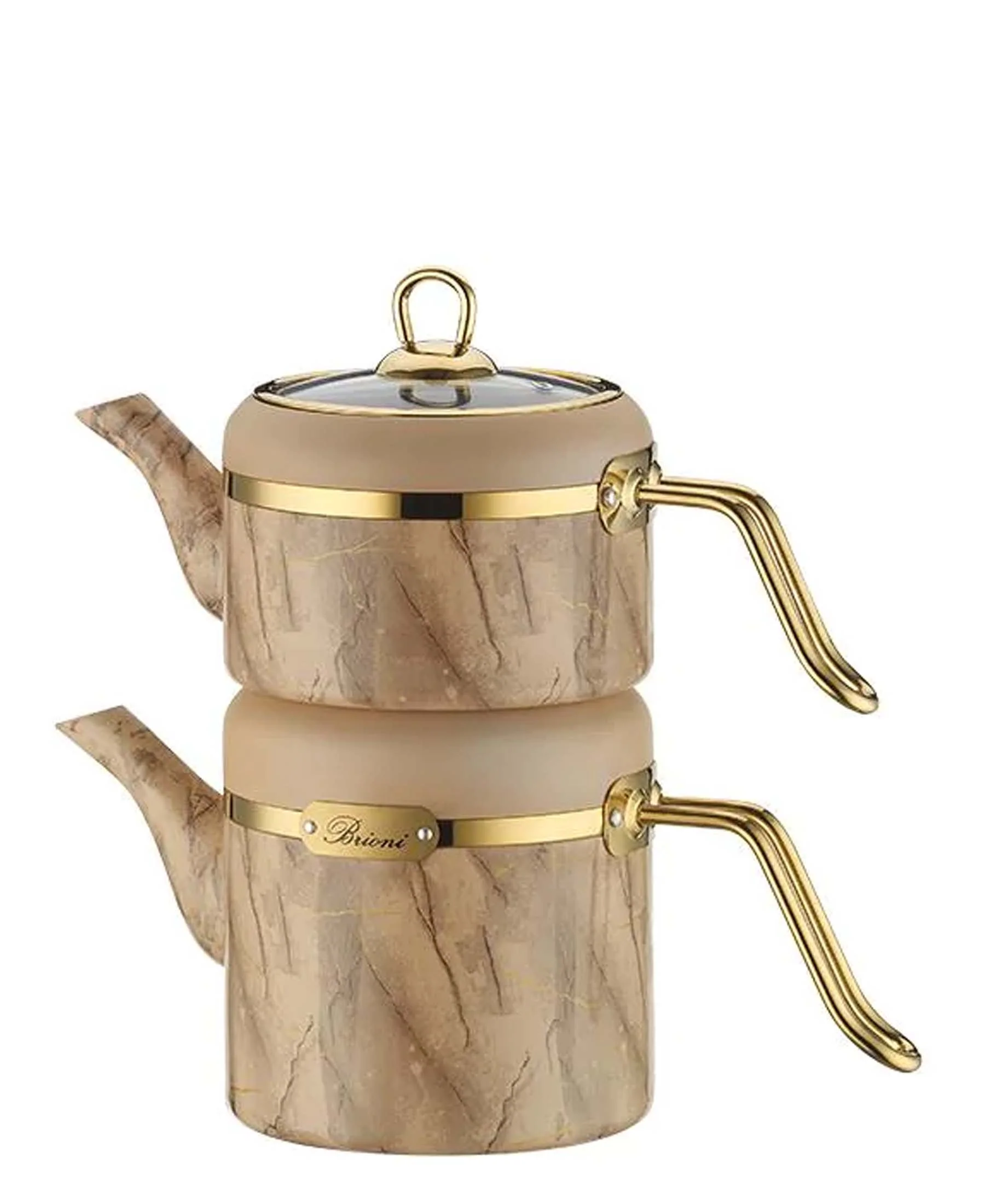 Brioni Selection Granite Teapot Set - Beige