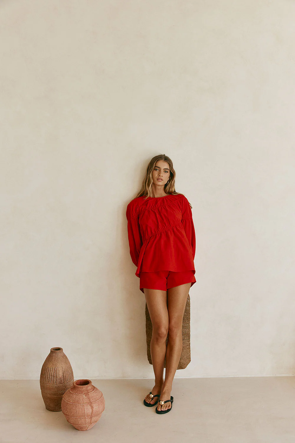 SAMPLE-Akel Top - Cherry