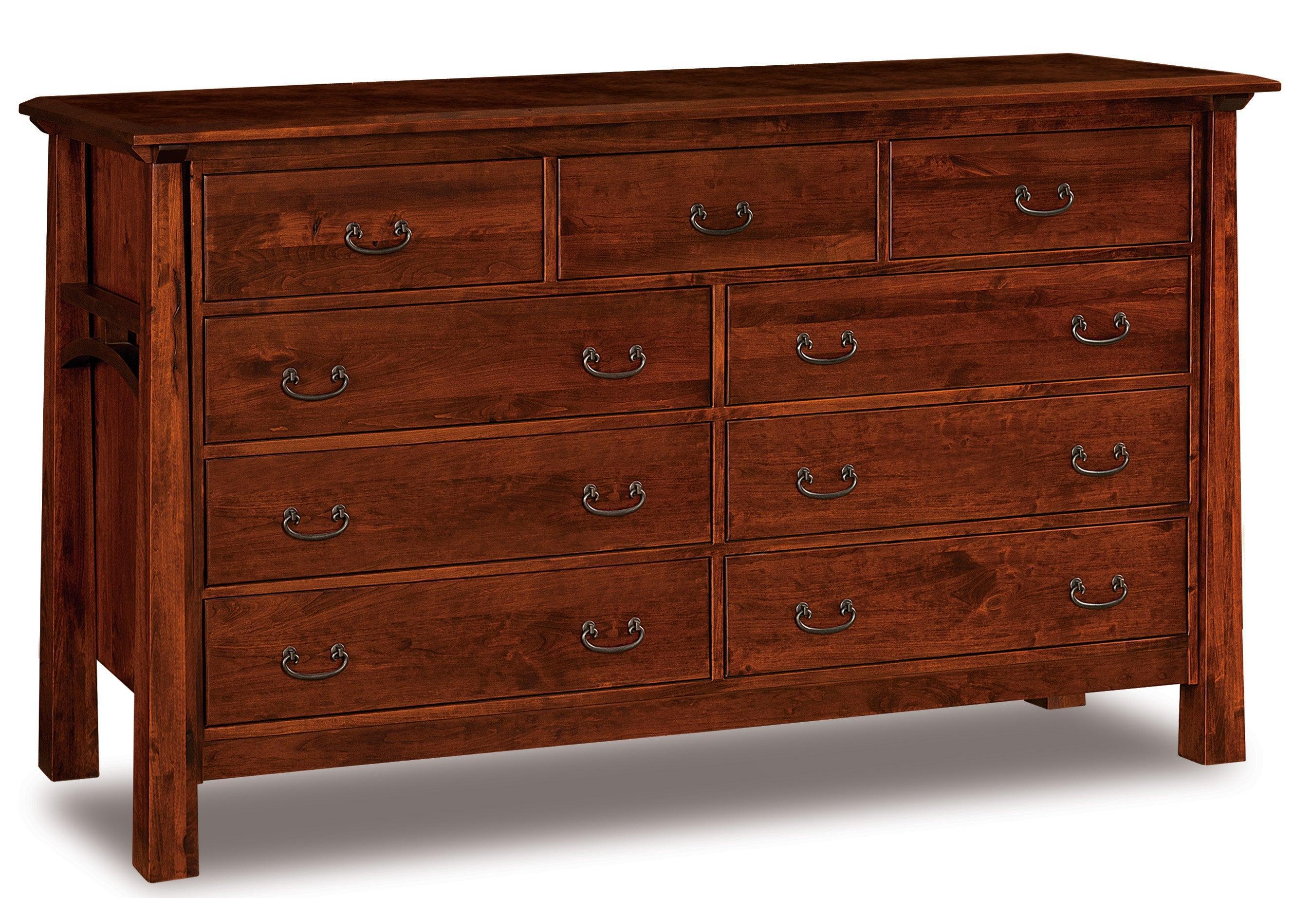 Amish Artesa Nine Drawer Dresser