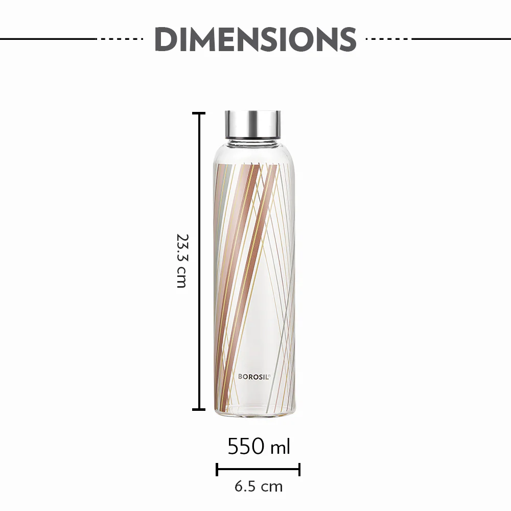 Neo Narrow Mouth Prism Glass Bottle