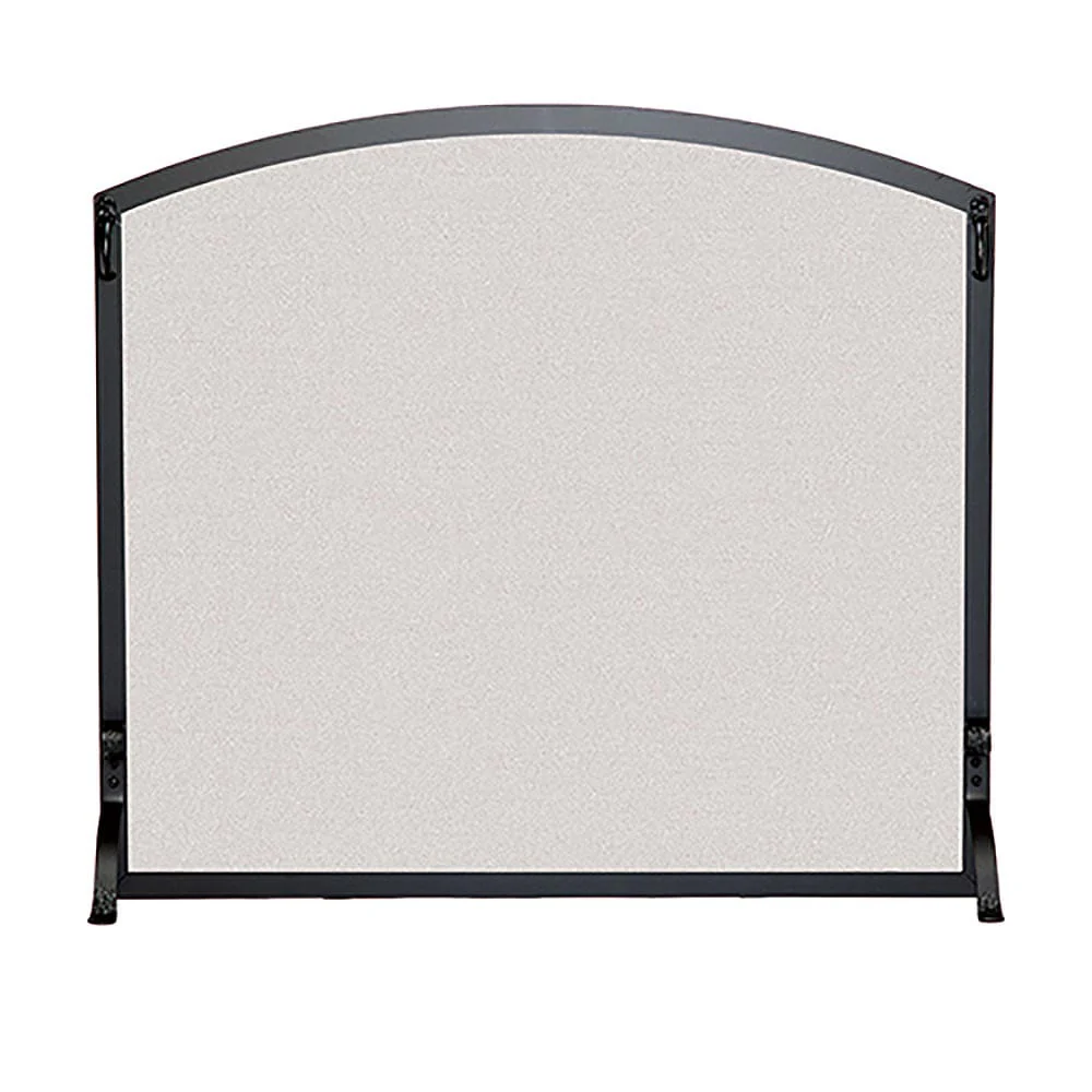 Arched Single Panel Screen, Matte Black