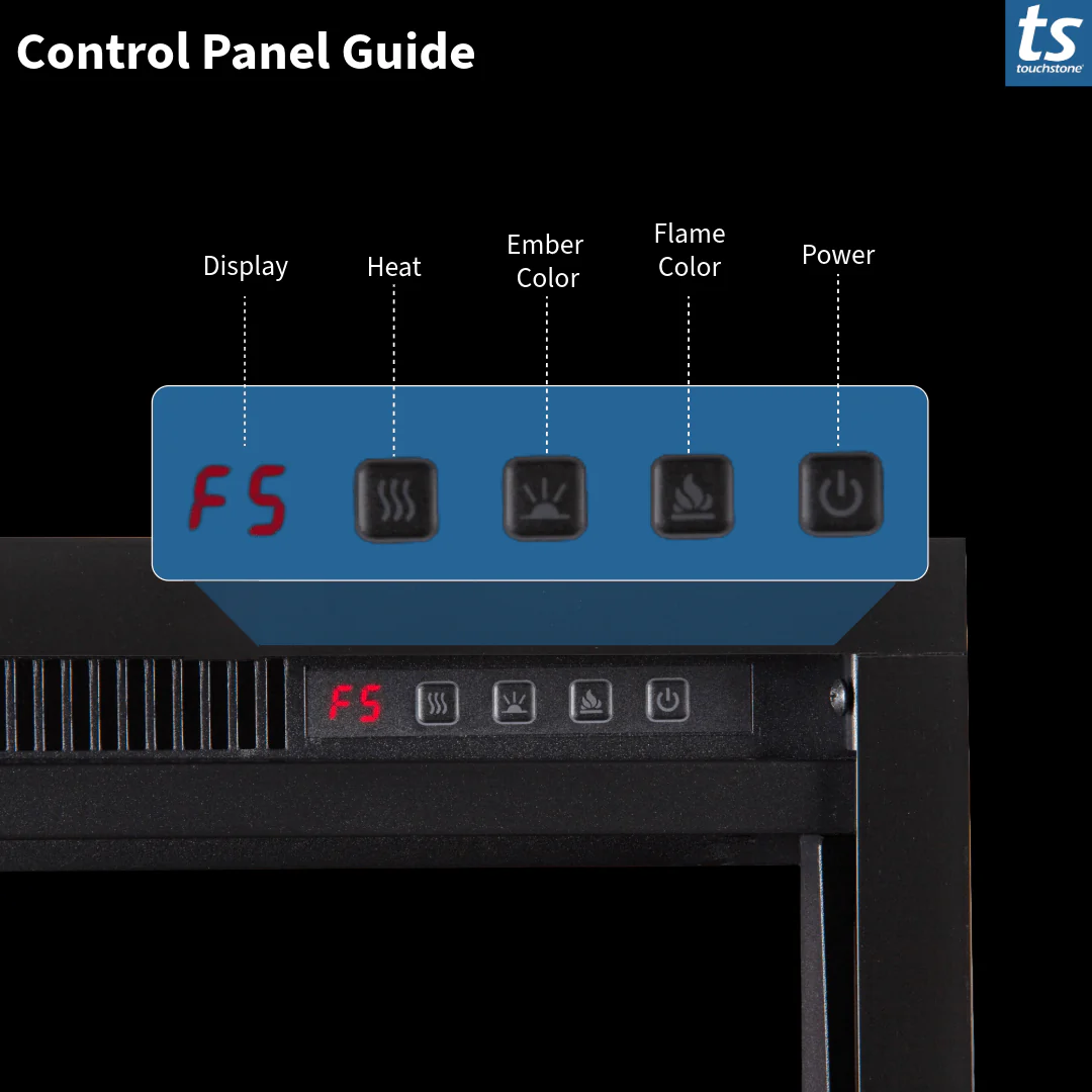 Sideline Elite 42 Inch Recessed Smart Electric Fireplace 80042