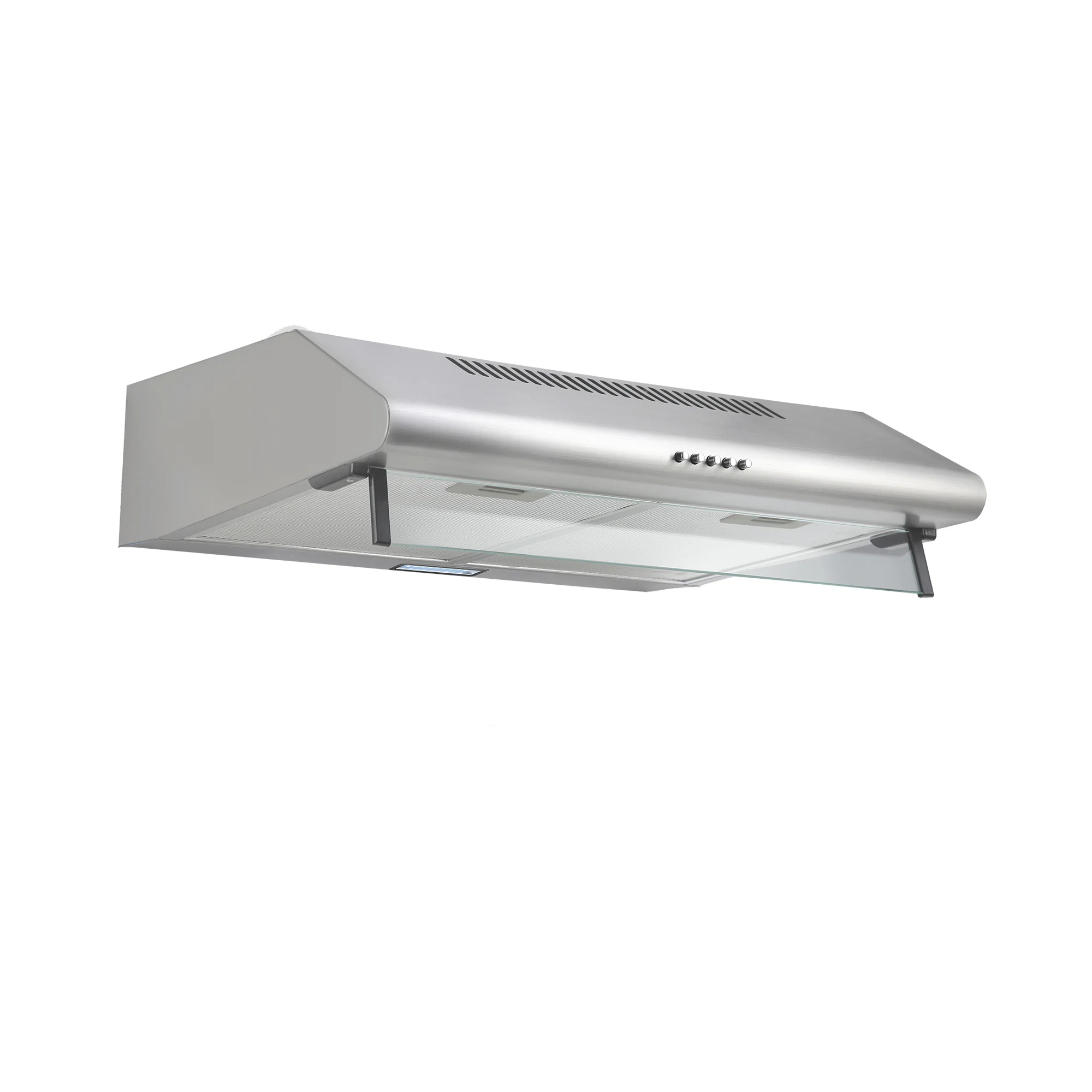 Defy Wall Mounted Built In Hood Silver