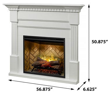 Christina BuiltRite Fireplace Mantel in White (Mantel ONLY)