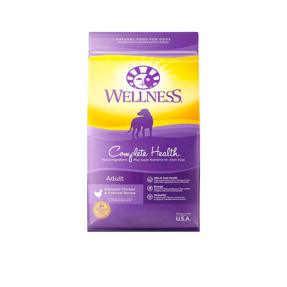 Wellness® Complete Health™ Deboned Chicken & Oatmeal Recipe Adult Dog Food 30 Lbs