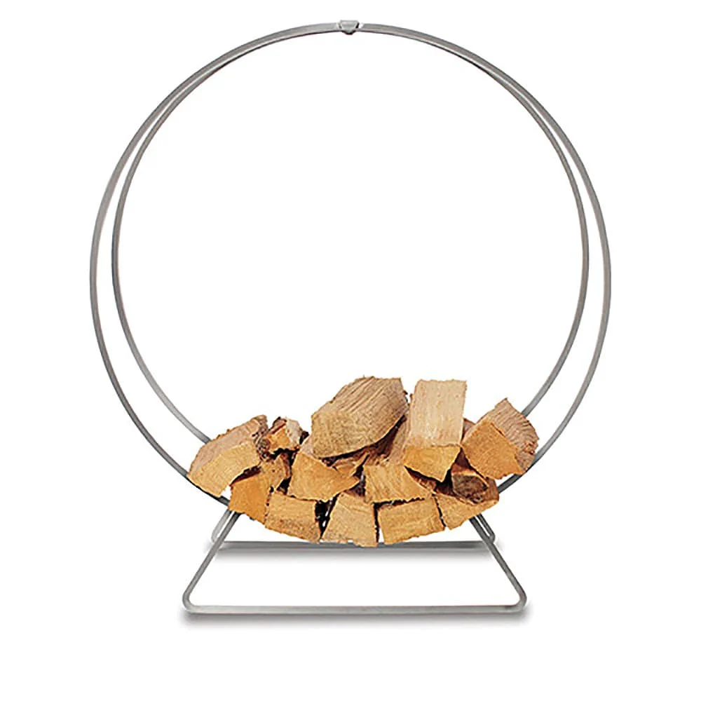 Log Hoop, Stainless Steel 48-in