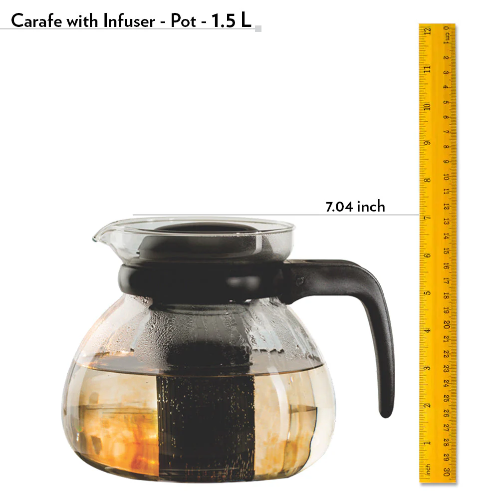 Borosil Carafe with Infuser, 1.5L
