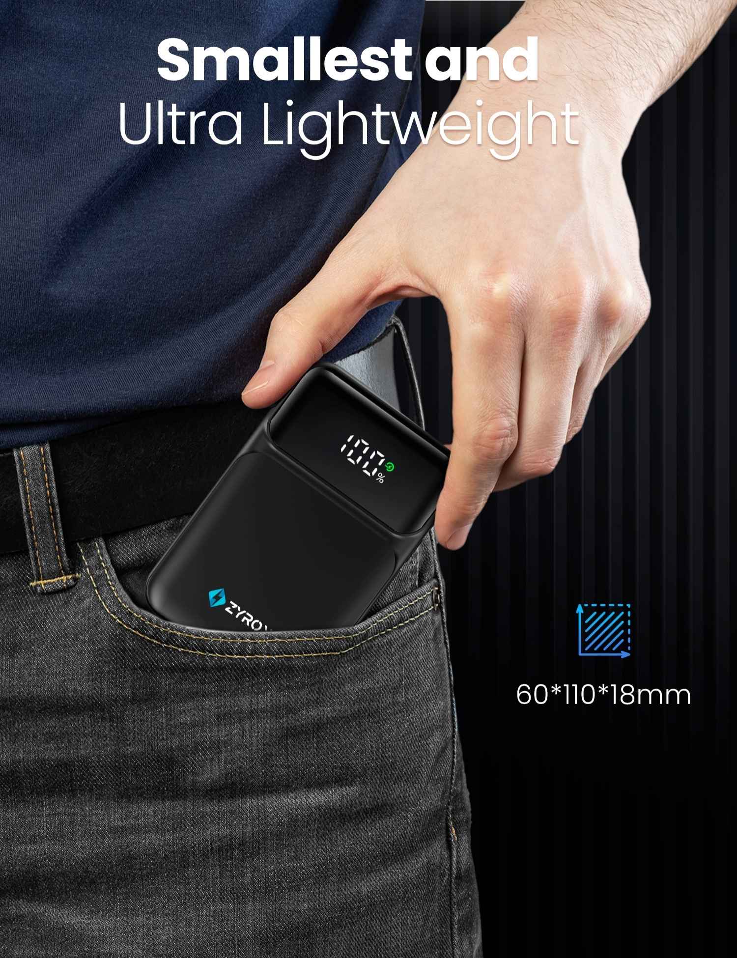 PocketCharge Pro | 100W USB-C GaN Charger & 10000mAh 22.5W Mini Power Bank