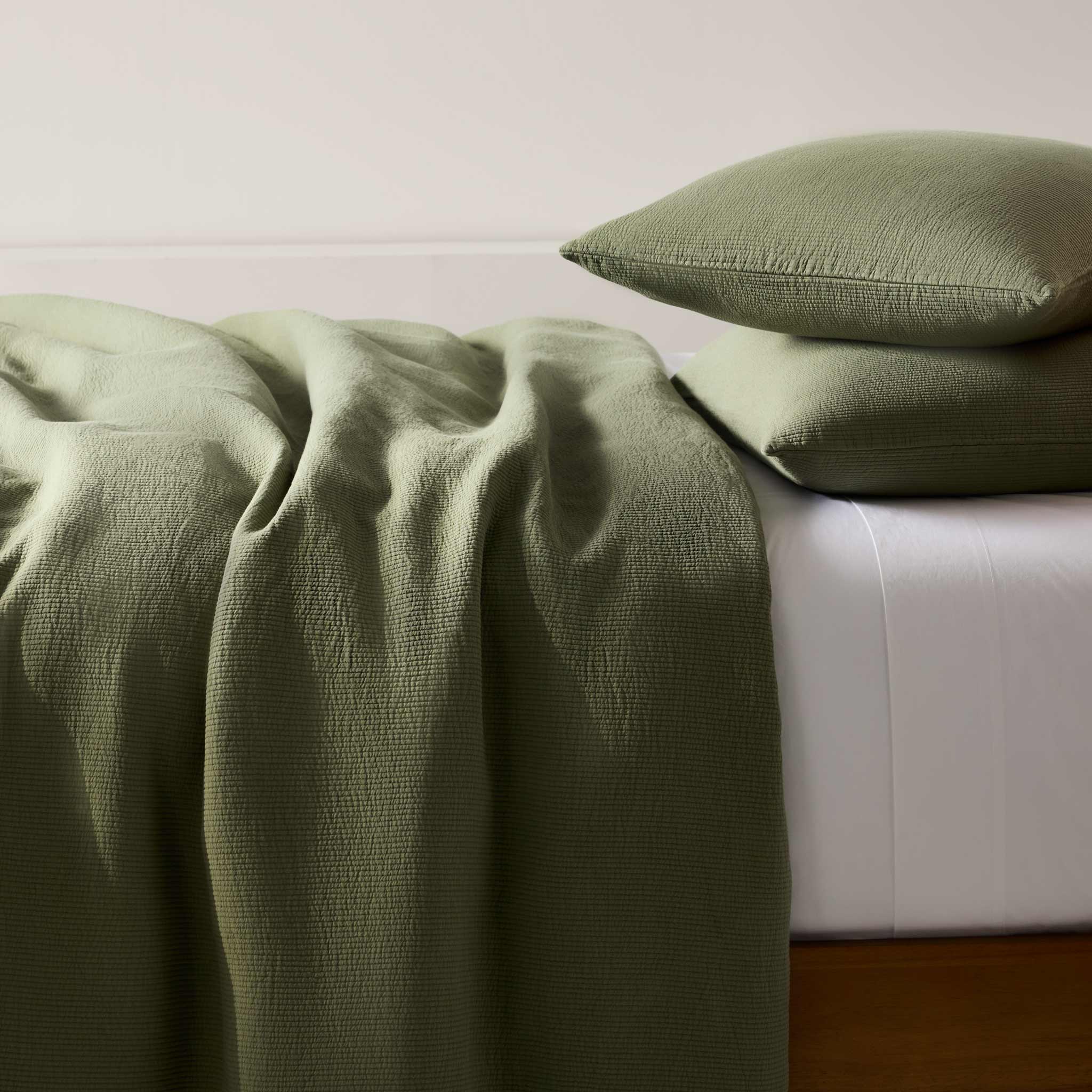 Ribbed Matelasse Duvet Cover