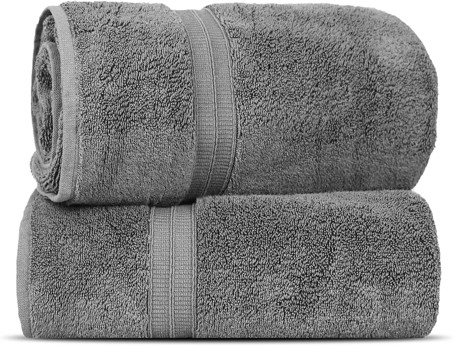 2 Pc Soft & Absorbent Premium Cotton Turkish Towels