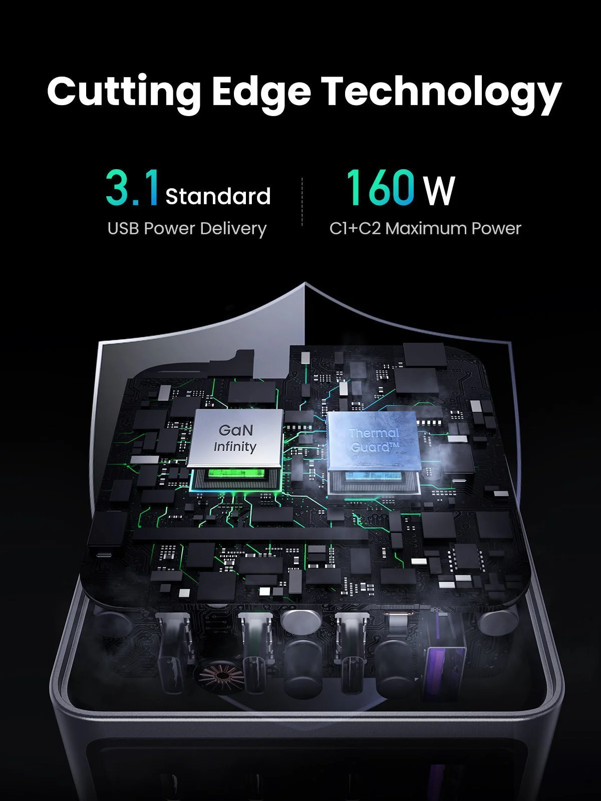 Nexode Pro 160W iphone charger + 240W 6FT USB-C Cable