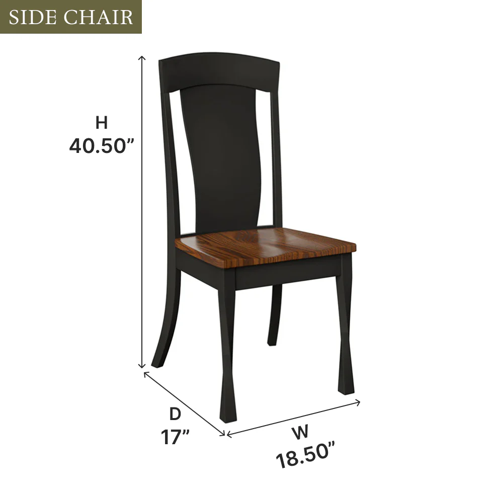 Amish Lemont Dining Chair - Quick Ship