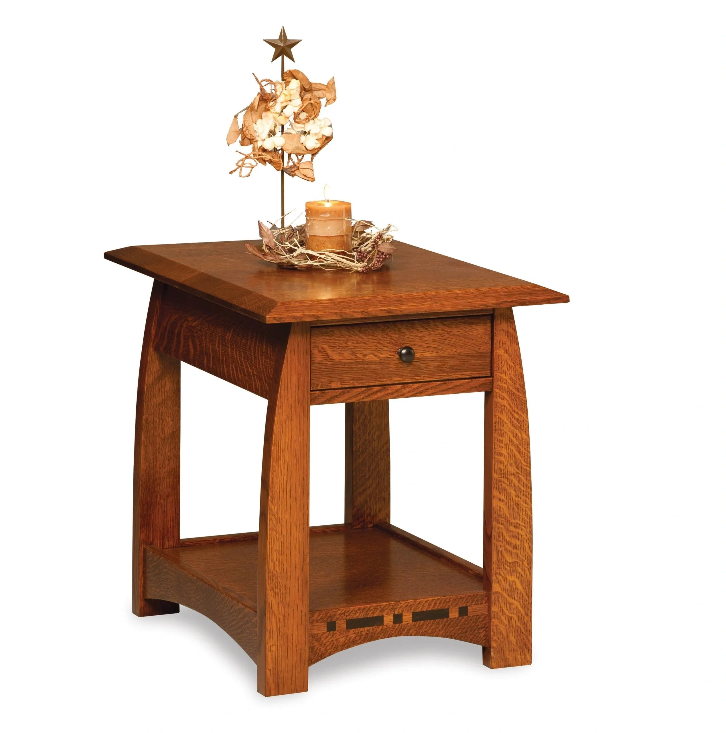 Amish Boulder Creek End Table - Quick Ship