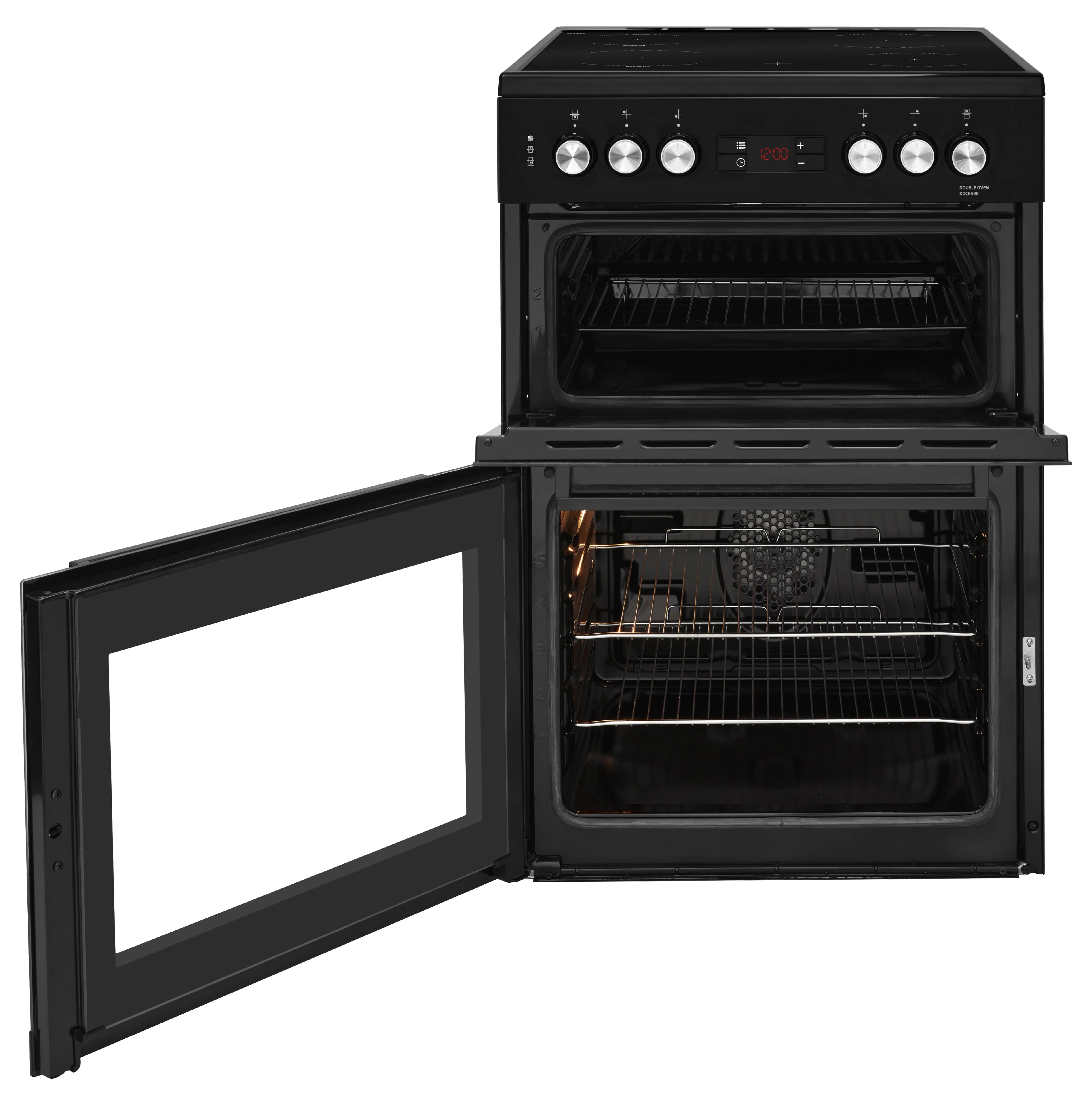 Beko Electric 60CM Cooker Black | KDC653K