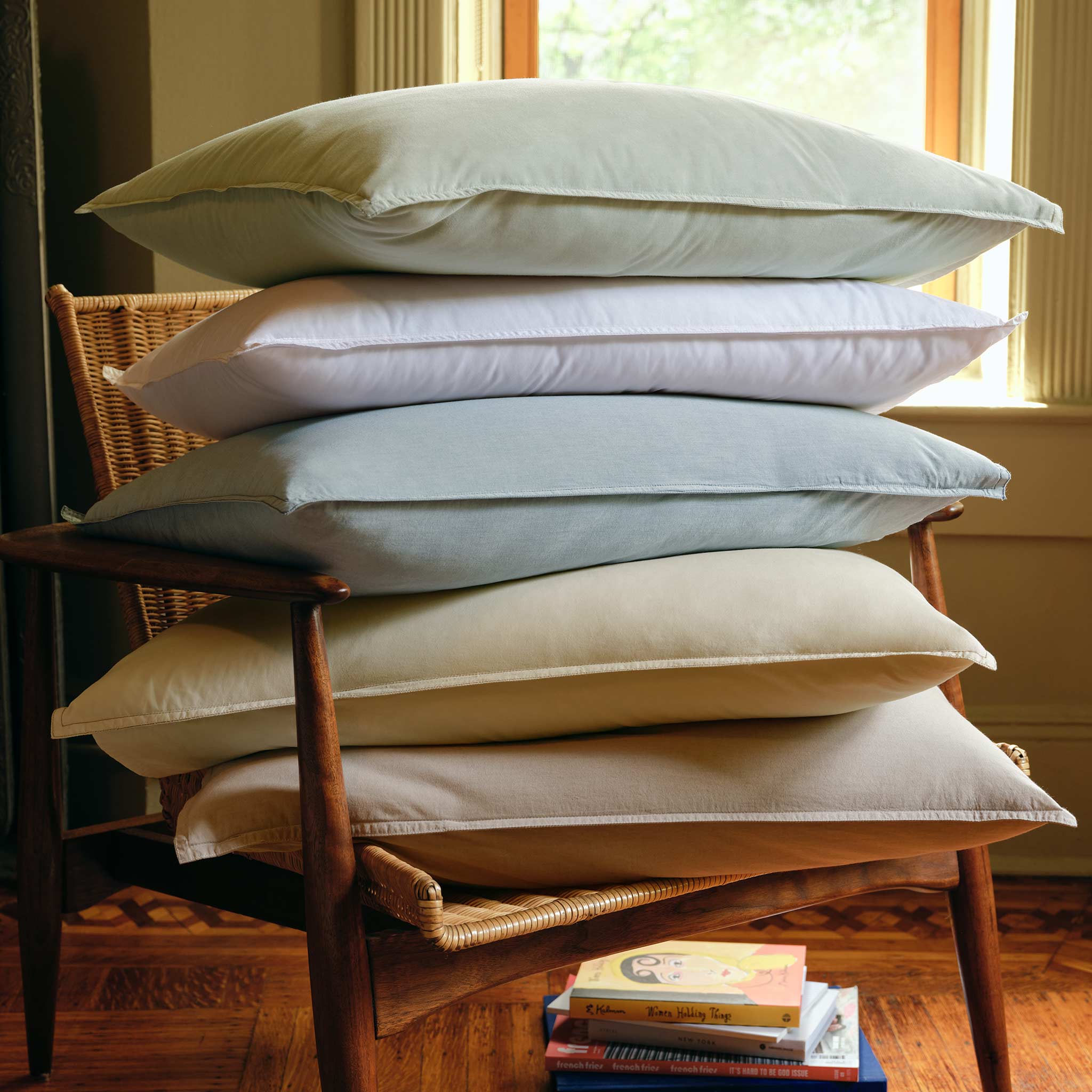 Washed Classic Percale Duvet Cover