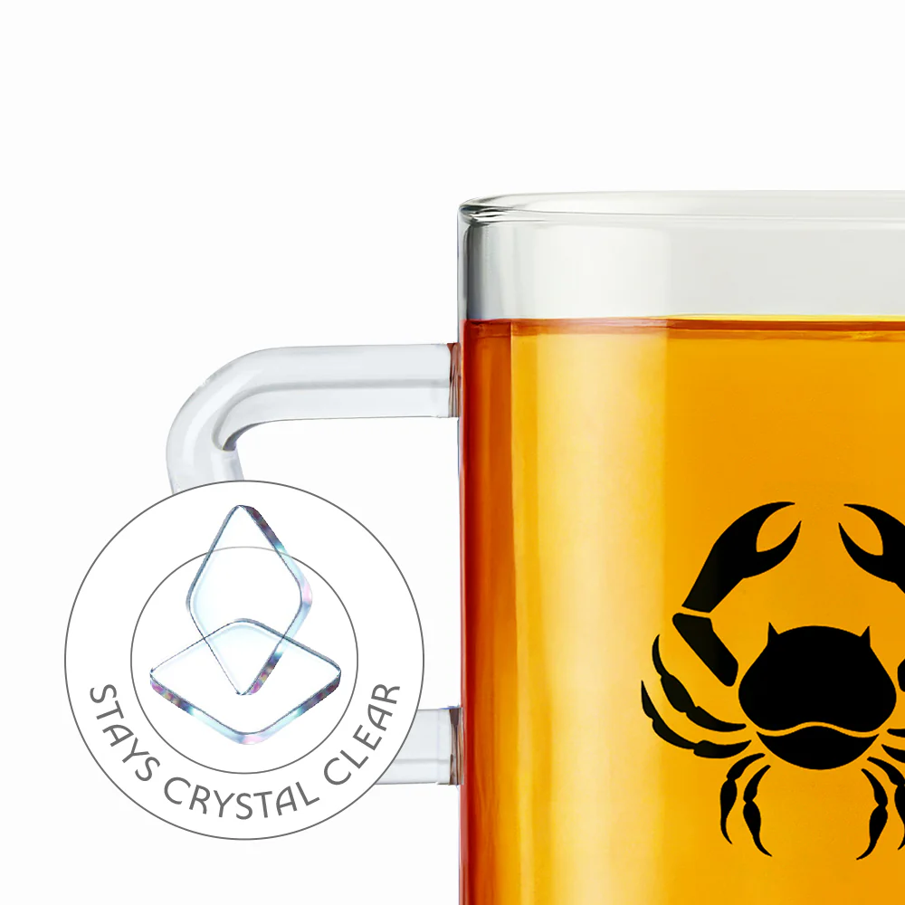 Borosil Zodiac Classic Mug-Cancer, 305ml