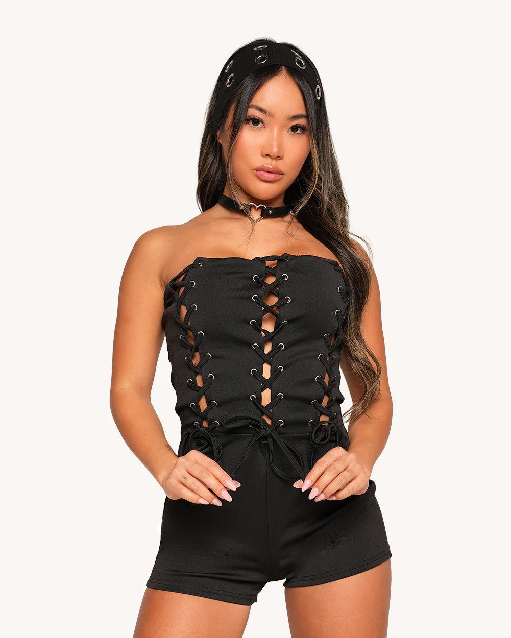 Meet You at the Backroom Romper