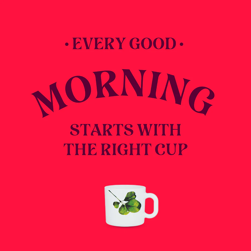 Larah by Borosil Oval Mug Set, 100ml x 6