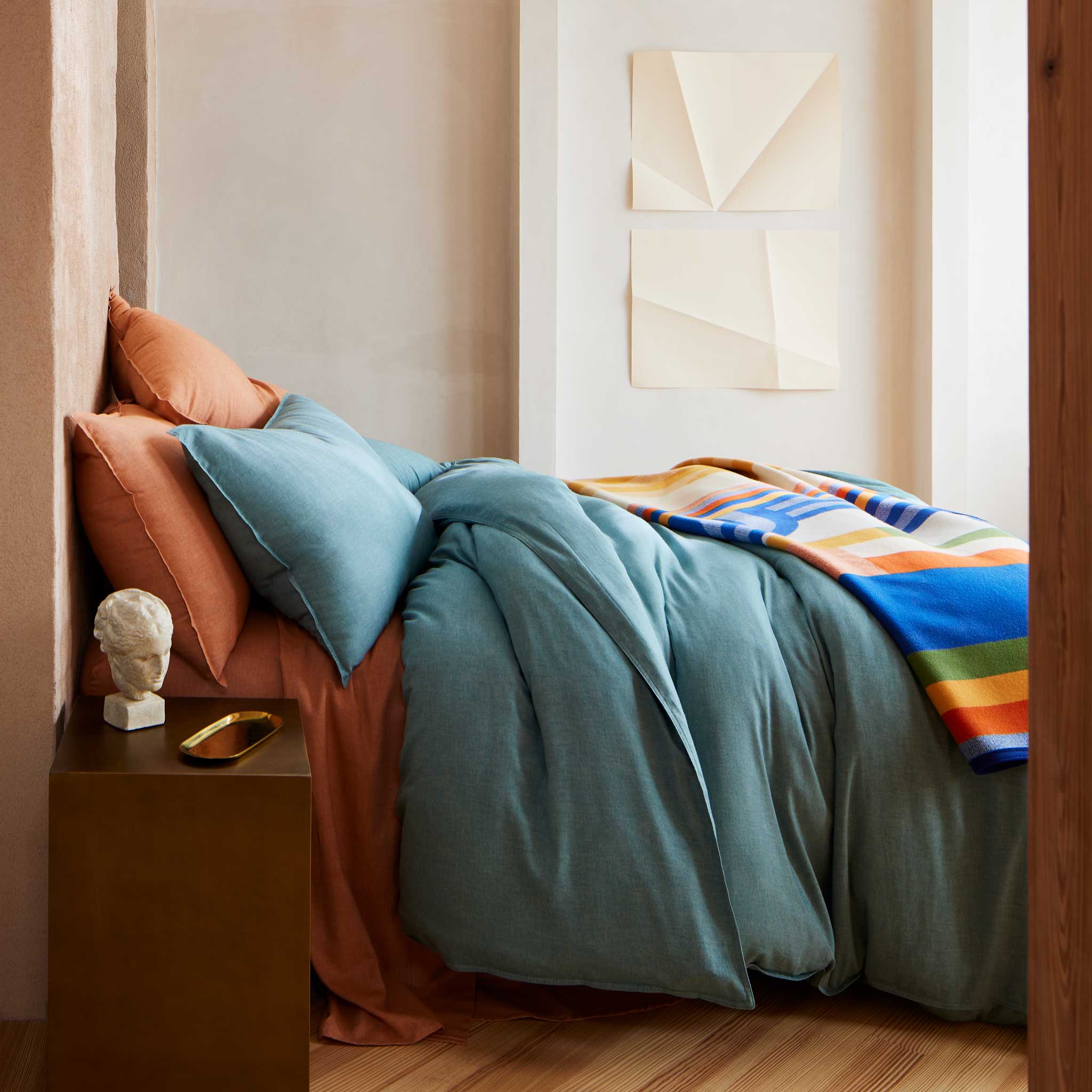 Heathered Cashmere Pillowcase Set