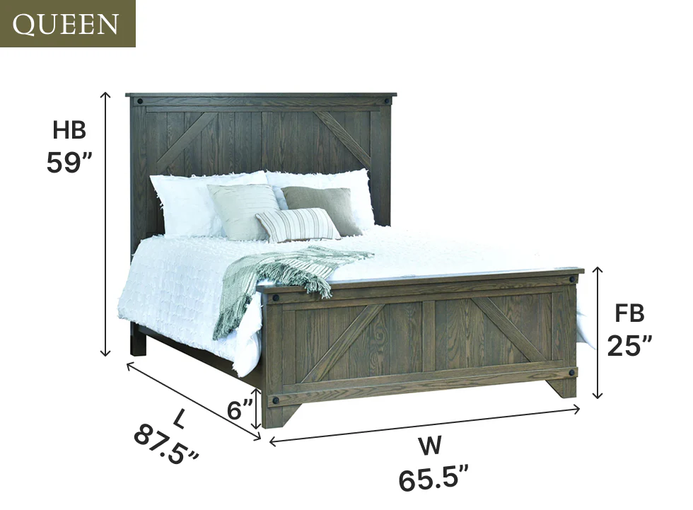 Amish Cambridge Bed