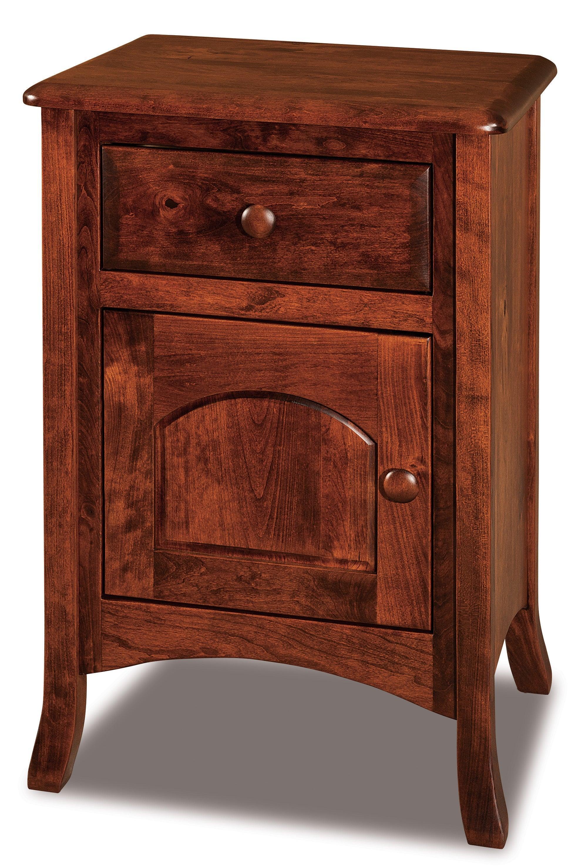 Amish Carlisle One Drawer One Door Nightstand