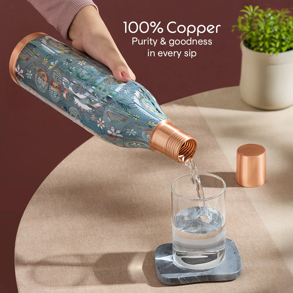 Gemini Vera Copper Bottle, 1L