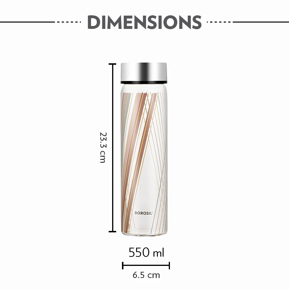 Neo Wide Mouth Prism Glass Bottle