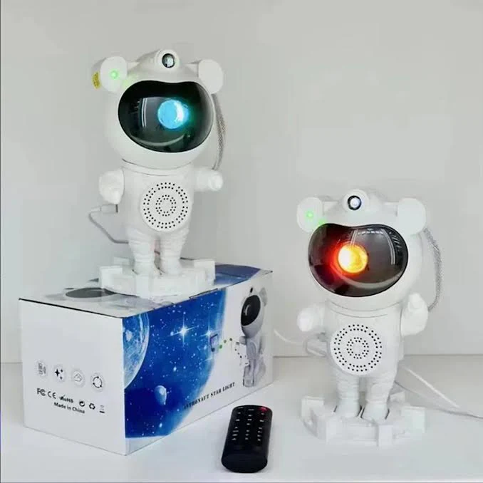 Astronaut Projector with LED Lights White
