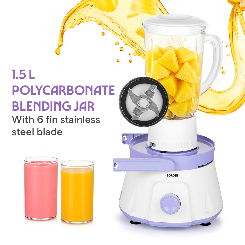 Primus III Juicer Mixer Grinder, 500 W, 2 Jars + Juicer Mesh