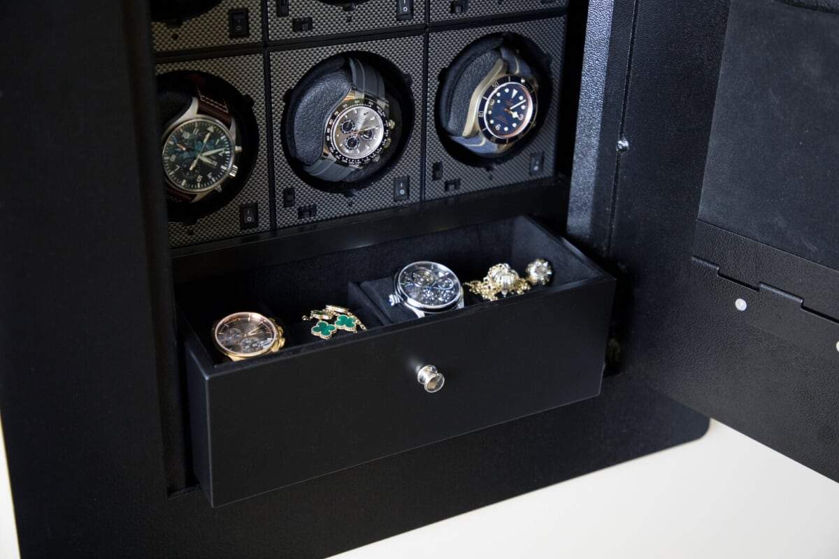 BlumSafe Luxury Watch Winder Wall Safe USA Built Gen 2.0