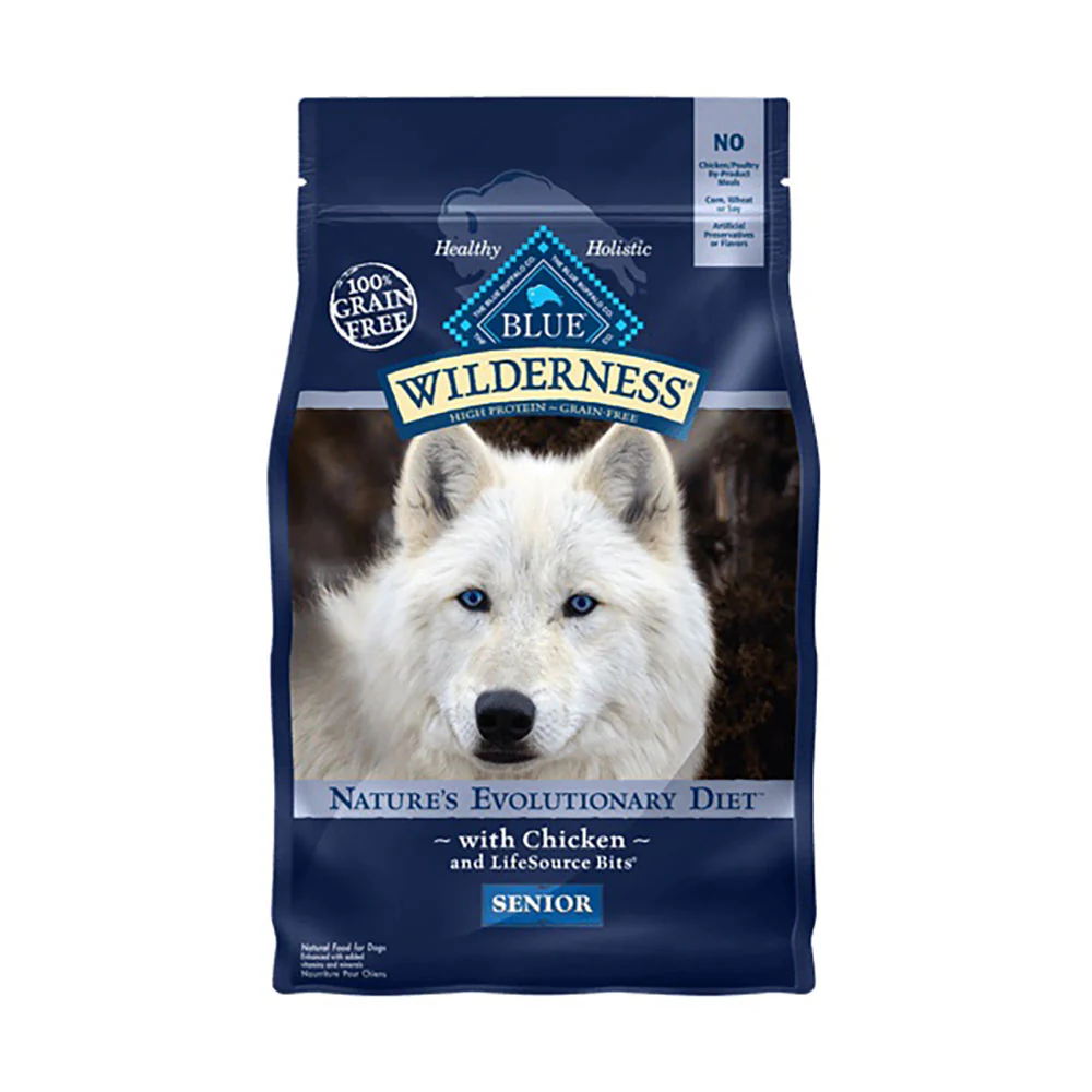Blue Buffalo® Wilderness™ Nature's Evolutionary Diet with Chicken Grain Free Senior Dog Food 24 Lbs