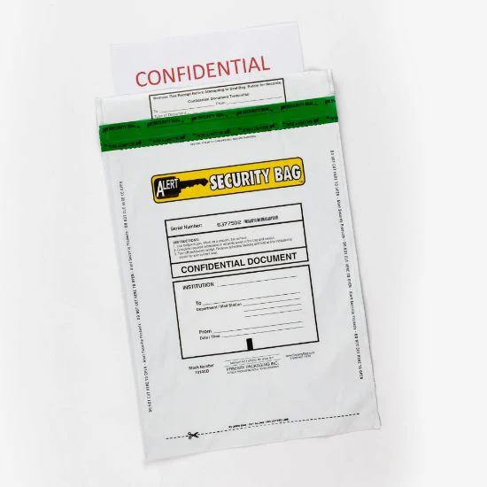 Alert 1014CD-250 Confidential Documents Bag Opaque 10