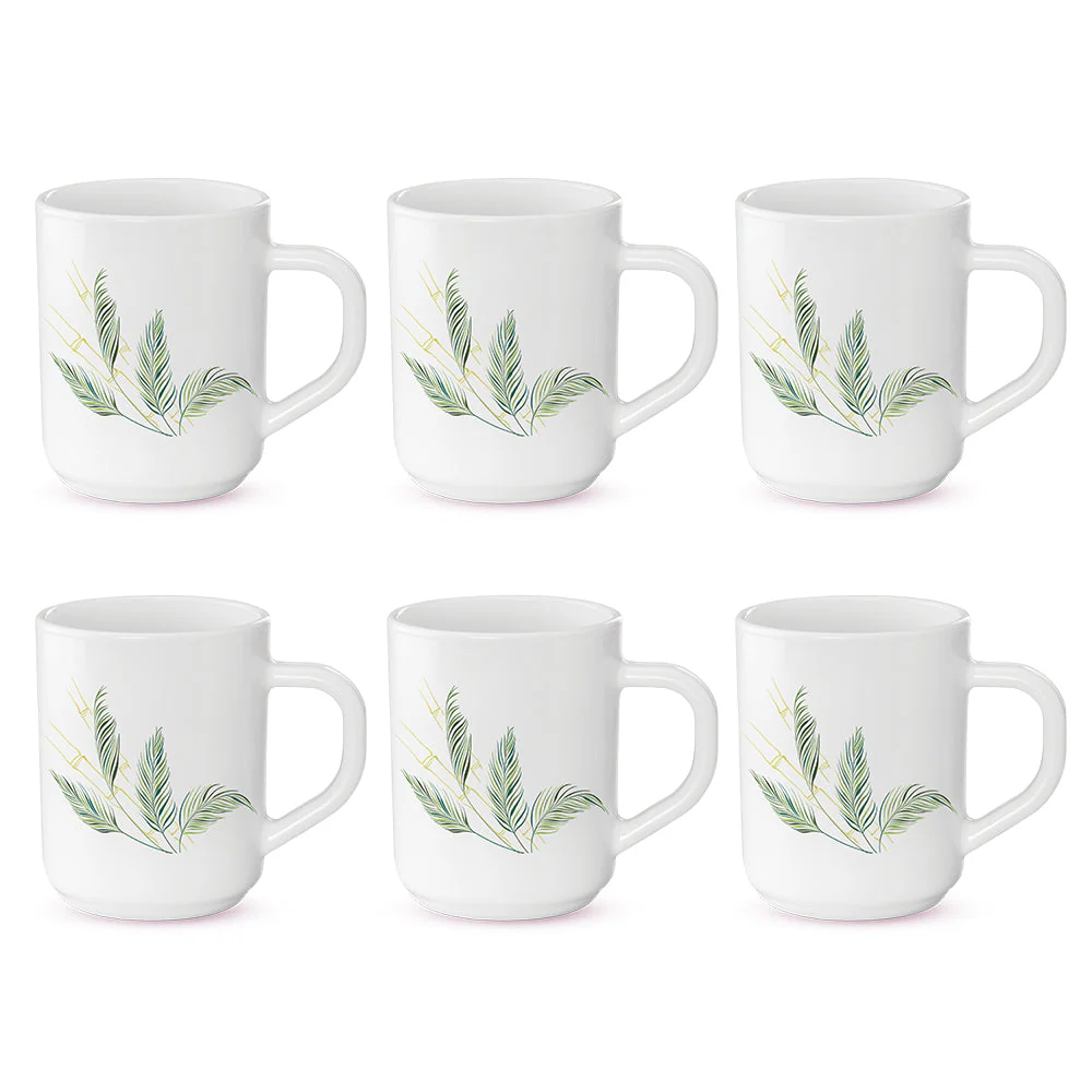 Larah by Borosil Breeze Mug Set, 240ml x 2
