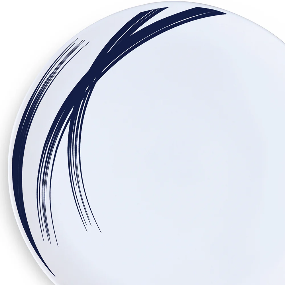 Larah by Borosil Indigo Stella Dinner Set, 36 pc