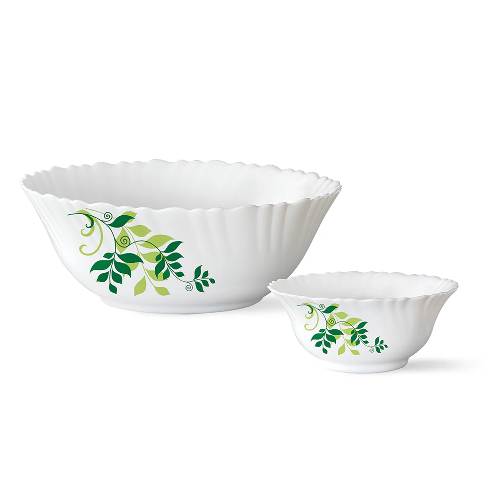 Larah by Borosil Fern Pudding Set, 7 pc (Small)