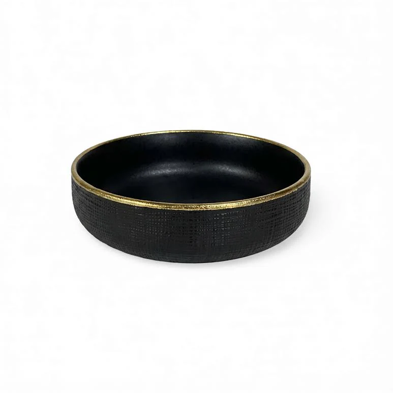 22 x 22cm Cereal Bowl Black