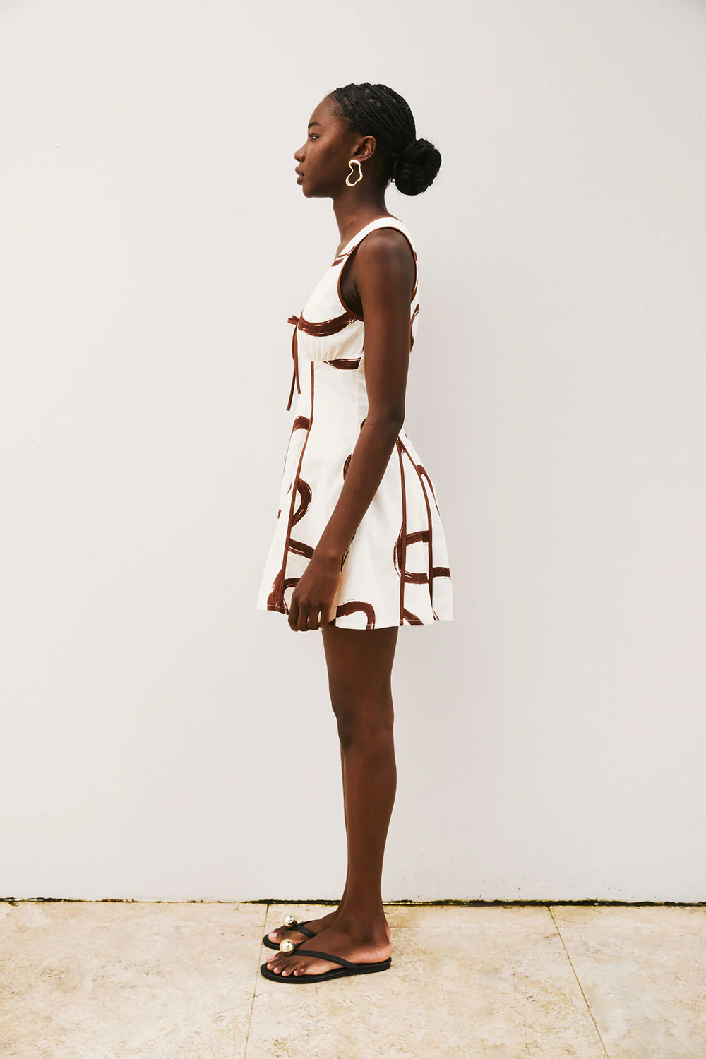 Alfresco Dress - Marbled Mocha