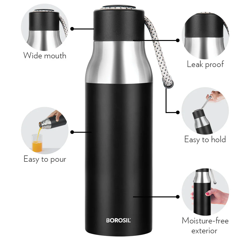 Borosil Aquasoul, 600ml