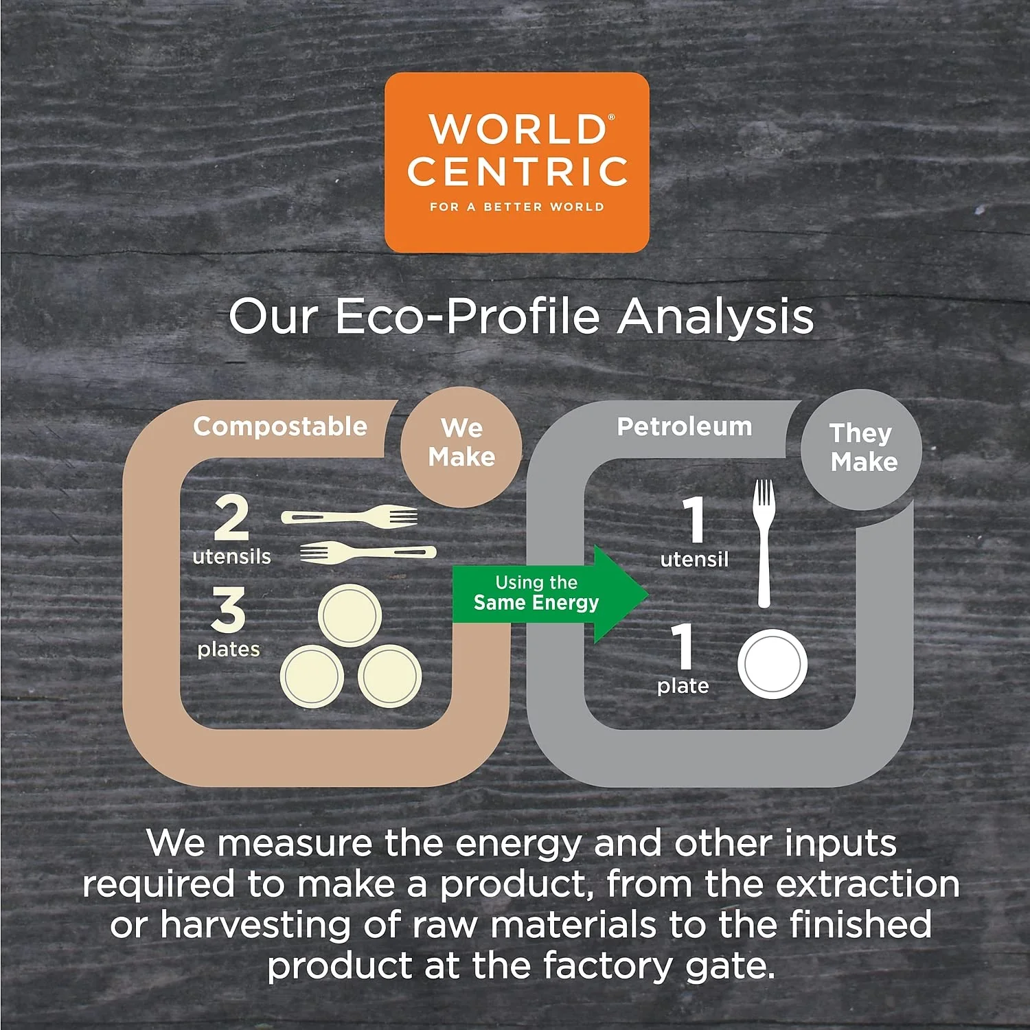 100% Compostable Plates, Made from Unbleached Plant Fiber, 10