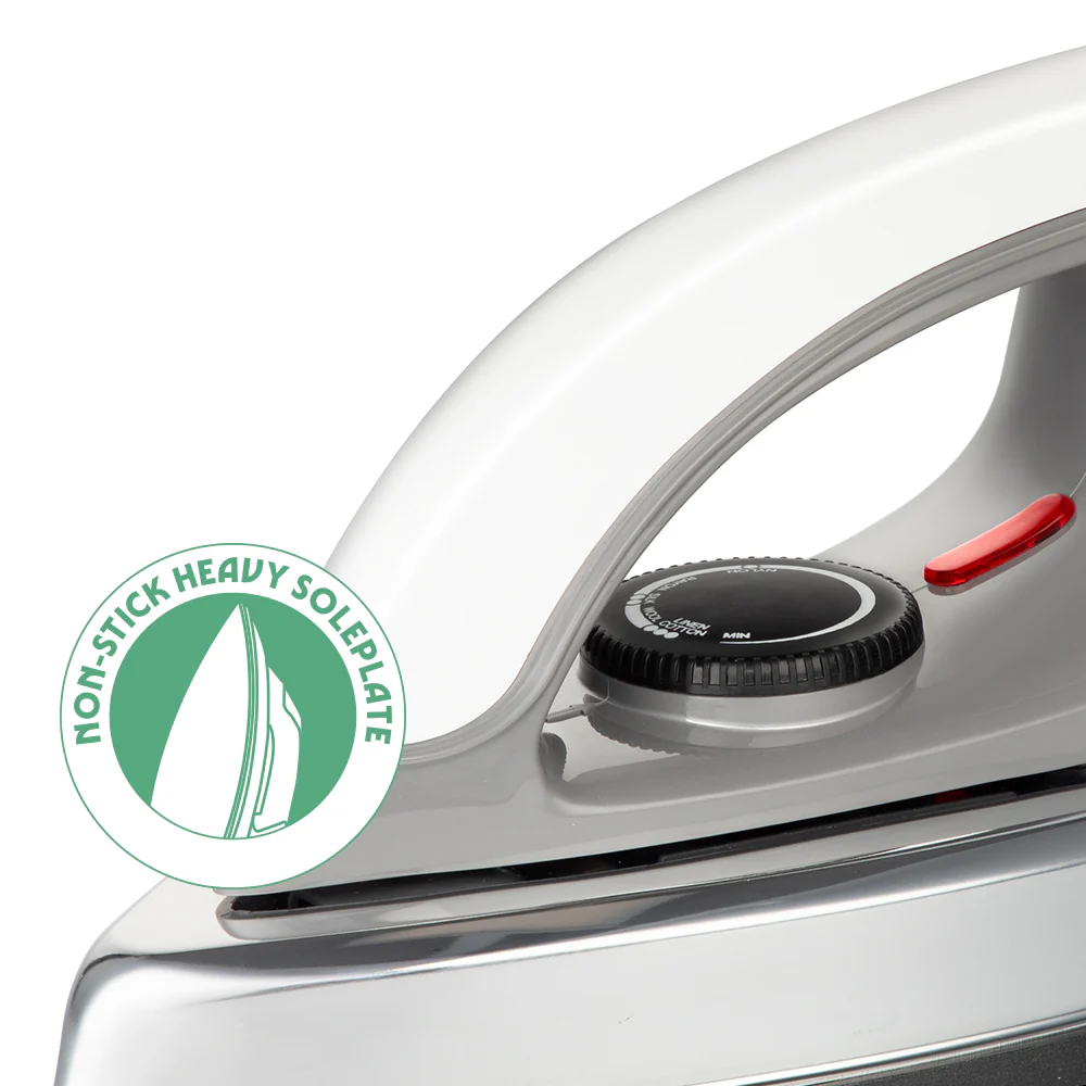 Borosil Masterpress Heavy Weight Dry Press Iron, 1000 W