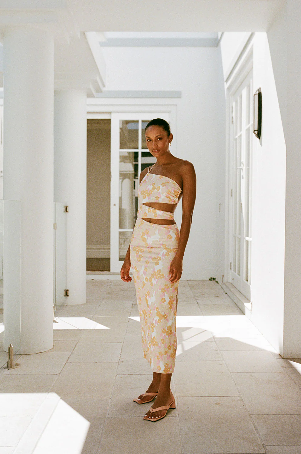 SAMPLE-Kika Dress - Smudge Ditsy