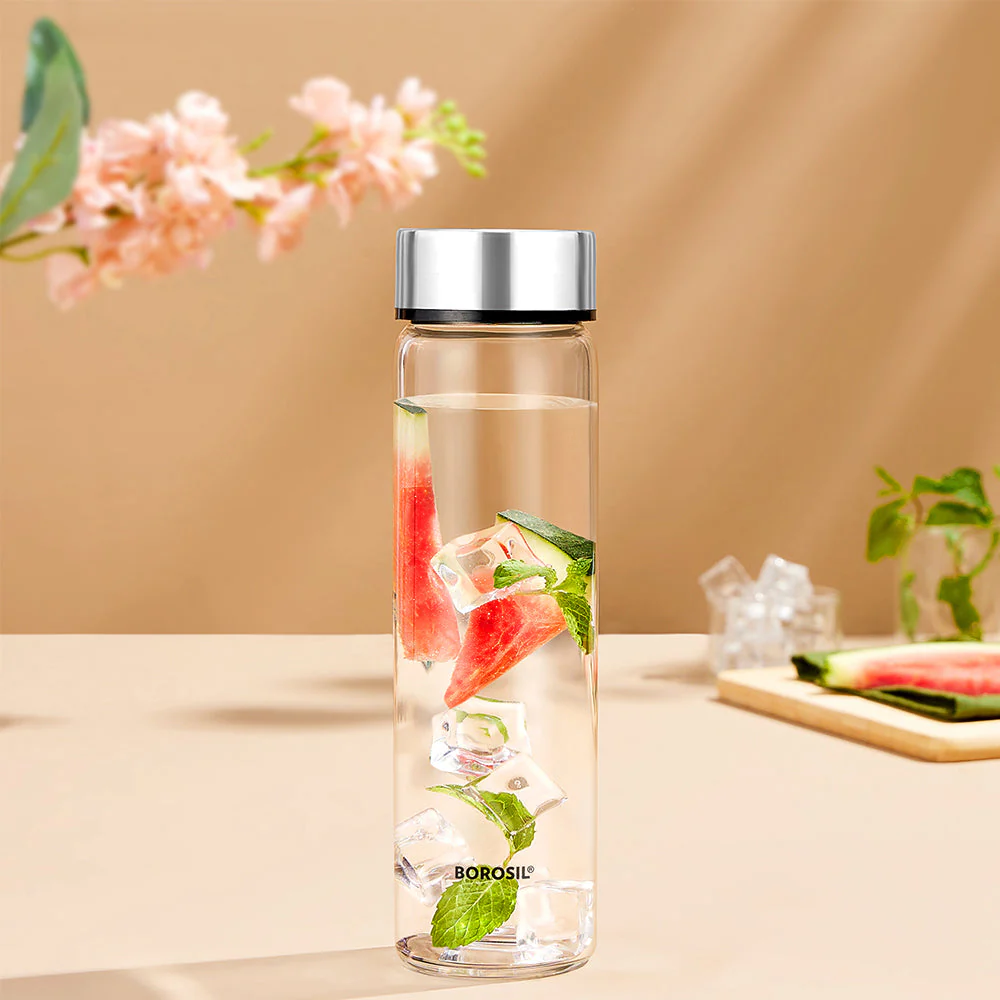 Neo Borosilicate Clear Glass Bottle