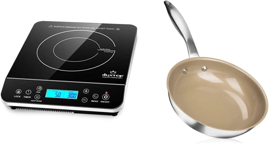 Portable Induction Cooktop, Countertop Burner Induction Hot Plate with LCD Sensor Touch 1800 Watts